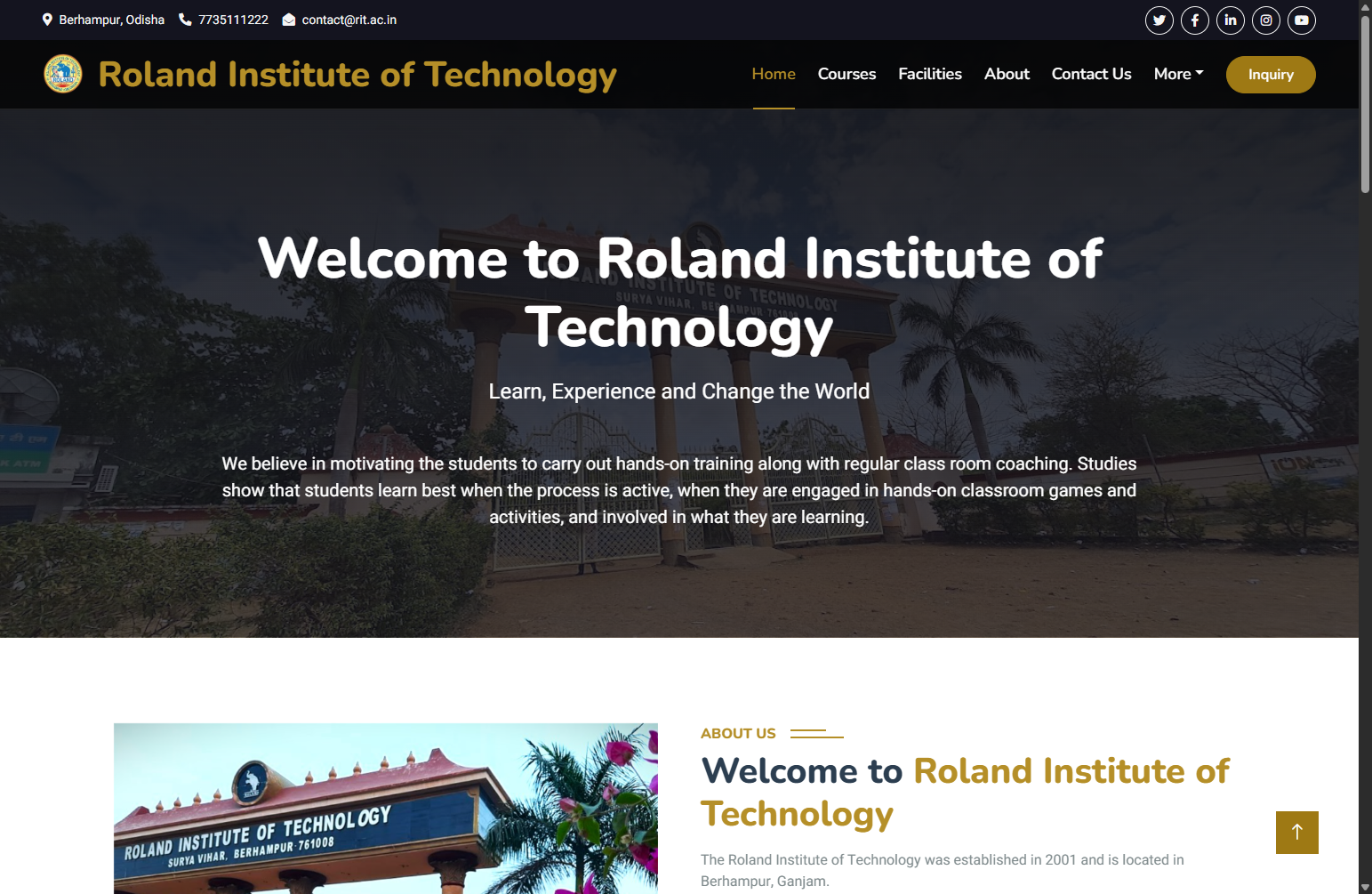 RIT Institute Website